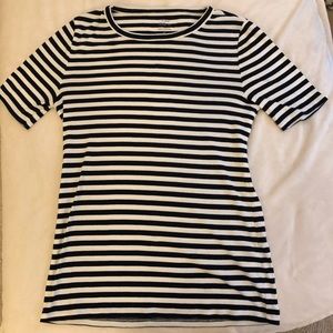 JCrew perfect fit Medium striped shirt